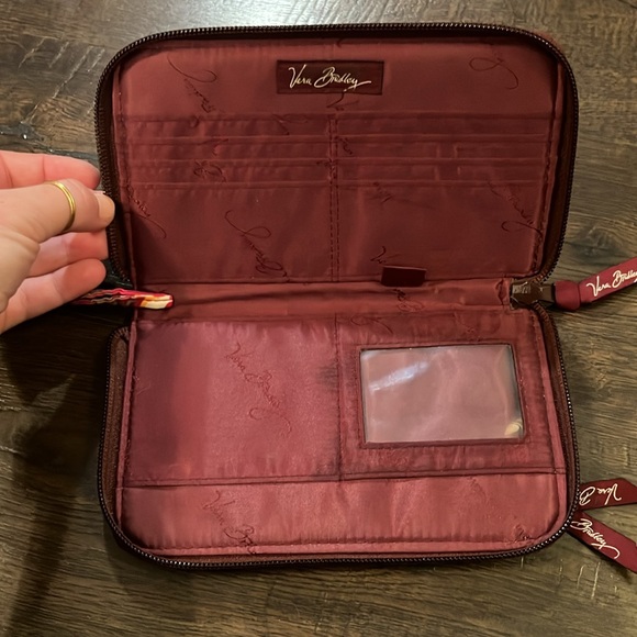 Vera Bradley Wide Wristlet - Picture 6 of 6